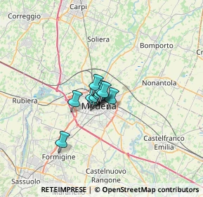 Mappa Via Rita Levi Montalcini, 41122 Modena MO, Italia (2.81636)