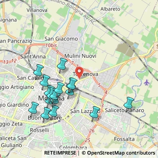 Mappa Strada Albareto, 41122 Modena MO, Italia (2.13)