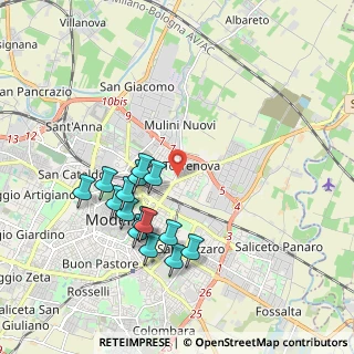 Mappa Strada Albareto, 41122 Modena MO, Italia (1.85933)