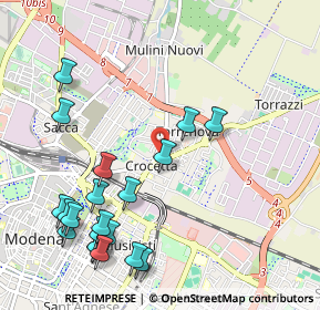 Mappa Strada Albareto, 41122 Modena MO, Italia (1.254)