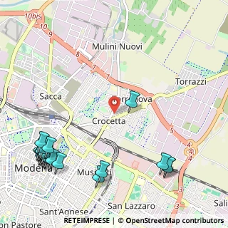 Mappa Strada Albareto, 41122 Modena MO, Italia (1.56)