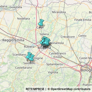 Mappa Strada Albareto, 41122 Modena MO, Italia (6.21545)