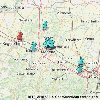 Mappa Strada Albareto, 41122 Modena MO, Italia (9.86455)