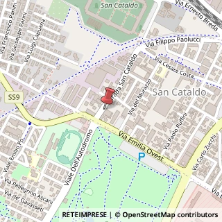 Mappa Strada San Cataldo, 30, 41123 Modena, Modena (Emilia Romagna)