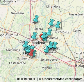Mappa Via dei Torrazzi, 41122 Modena MO, Italia (11.509)