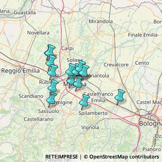 Mappa Via dei Torrazzi, 41122 Modena MO, Italia (10.605)