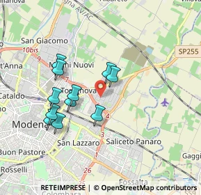 Mappa Via Ho Chi Minh, 41122 Modena MO, Italia (1.61182)