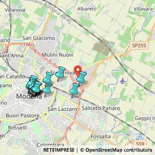 Mappa Via Ho Chi Minh, 41122 Modena MO, Italia (2.435)