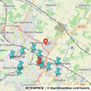 Mappa Via Ho Chi Minh, 41122 Modena MO, Italia (2.61455)
