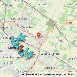 Mappa Via Ho Chi Minh, 41122 Modena MO, Italia (2.64643)