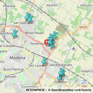 Mappa Via Ho Chi Minh, 41122 Modena MO, Italia (2.06182)