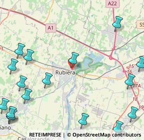 Mappa Via Aldo Palazzeschi, 42122 Bagno RE, Italia (7.0095)