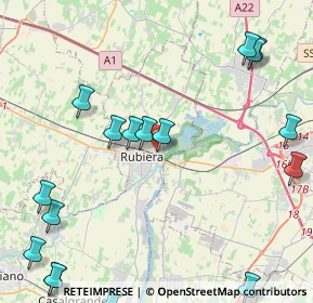 Mappa Via Aldo Palazzeschi, 42122 Bagno RE, Italia (6.211)