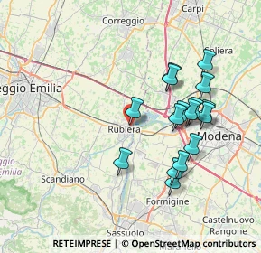 Mappa Via Aldo Palazzeschi, 42122 Bagno RE, Italia (7.12313)