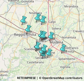 Mappa Via Aldo Palazzeschi, 42122 Bagno RE, Italia (10.06)