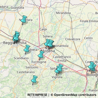Mappa Via Due Canali Sud, 41122 Modena MO, Italia (19.398)