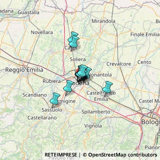 Mappa Via Due Canali Sud, 41122 Modena MO, Italia (5.70071)