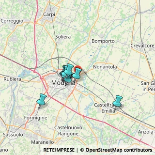 Mappa Via dalla Costa Raimondo, 41122 Modena MO, Italia (4.56909)