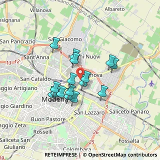 Mappa Via Luigi Ceretti, 41122 Modena MO, Italia (1.37625)