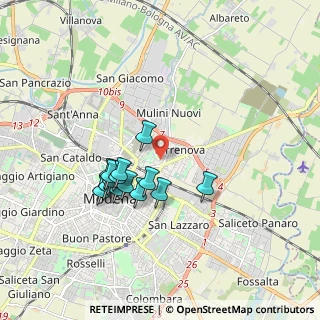 Mappa Via Luigi Ceretti, 41122 Modena MO, Italia (1.54643)