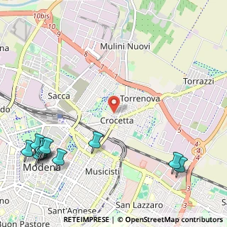 Mappa Via Luigi Ceretti, 41122 Modena MO, Italia (1.6425)