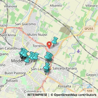 Mappa Via Padre Torres, 41122 Modena MO, Italia (2.112)