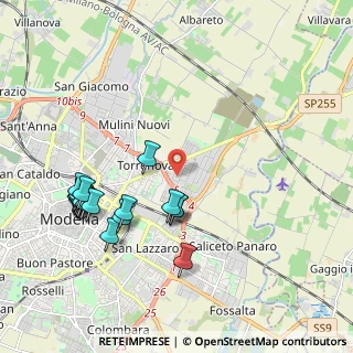 Mappa Via Padre Torres, 41122 Modena MO, Italia (2.265)