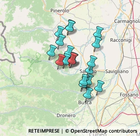 Mappa Piazza della Vittoria, 12036 Revello CN, Italia (10.02842)