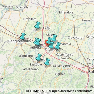 Mappa Via Paolo dal Pozzo Toscanelli, 41123 Modena MO, Italia (9.47455)