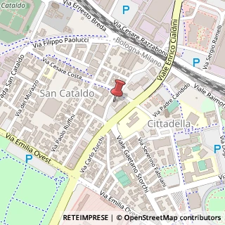 Mappa Via Cesare Costa, 19/C, 41124 Modena, Modena (Emilia Romagna)