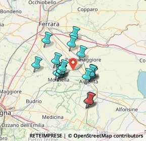 Mappa Strada del Trombone, 44011 Argenta FE, Italia (10.2085)