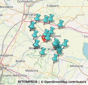 Mappa Strada del Trombone, 44011 Argenta FE, Italia (10.5475)
