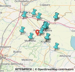 Mappa Strada del Trombone, 44011 Argenta FE, Italia (11.72267)