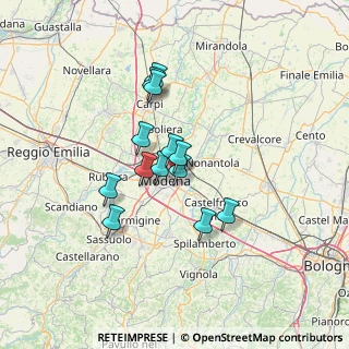 Mappa Via Mar Baltico, 41122 Modena MO, Italia (10.37385)