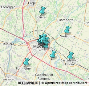 Mappa Via Luigi Cerretti, 41122 Modena MO, Italia (4.42286)