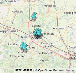 Mappa Via Luigi Cerretti, 41122 Modena MO, Italia (6.05273)