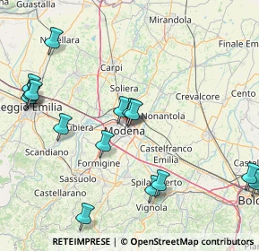 Mappa Via Luigi Cerretti, 41122 Modena MO, Italia (19.55867)
