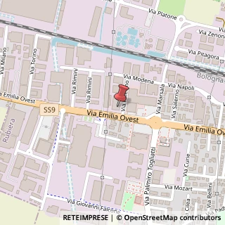 Mappa Via Emilia Ovest, 50/E, 42048 Rubiera, Reggio nell'Emilia (Emilia Romagna)