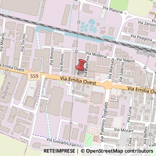 Mappa Via Emilia Ovest, 52, 42048 Rubiera, Reggio nell'Emilia (Emilia Romagna)