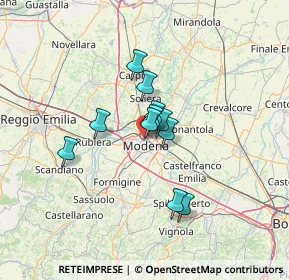 Mappa Viale Raimondo Montecuccoli, 41122 Modena MO, Italia (9.03455)