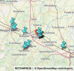 Mappa Viale Raimondo Montecuccoli, 41122 Modena MO, Italia (12.688)