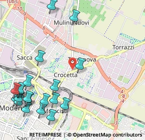 Mappa Via Giovanni Giolitti, 41122 Modena MO, Italia (1.4515)