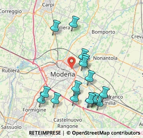 Mappa Via Mare Adriatico, 41122 Modena MO, Italia (7.645)