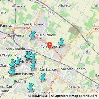 Mappa Via Mare Adriatico, 41122 Modena MO, Italia (2.81923)