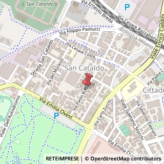 Mappa Via ruffini paolo 161, 41100 Modena, Modena (Emilia Romagna)