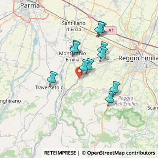 Mappa Via Luigi Longo, 42021 Bibbiano RE, Italia (6.35)