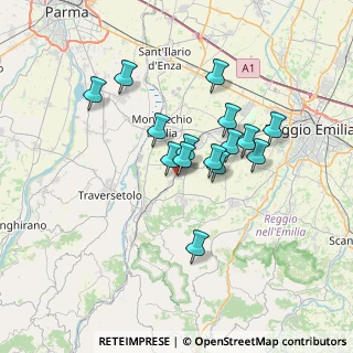Mappa Via Luigi Longo, 42021 Bibbiano RE, Italia (5.702)