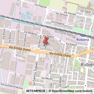 Mappa Via Salerno, 3, 42048 Rubiera, Reggio nell'Emilia (Emilia Romagna)