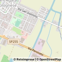 Map Sant'Agata Bolognese