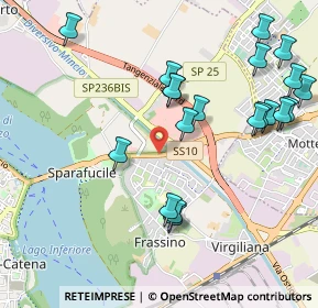 Mappa Via Legnago, 46100 Mantova MN, Italia (1.151)